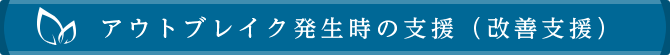 アウトブレイク発生時の支援（改善支援）